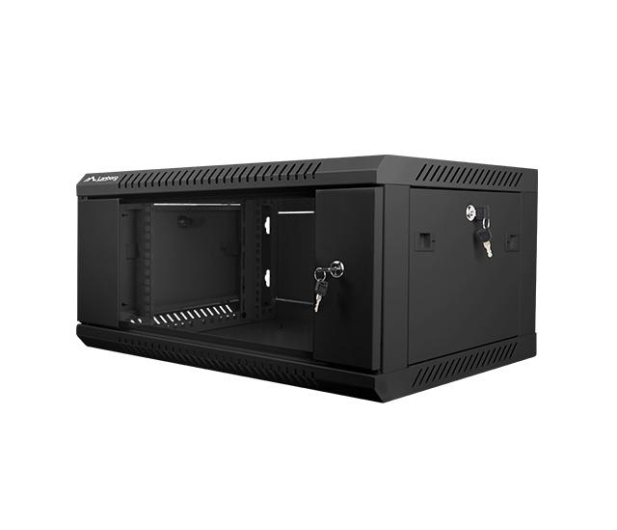 Lanberg Wisząca 19" 4U 600x450mm jednosekcyjna (czarna) - 455278 - zdjęcie 5